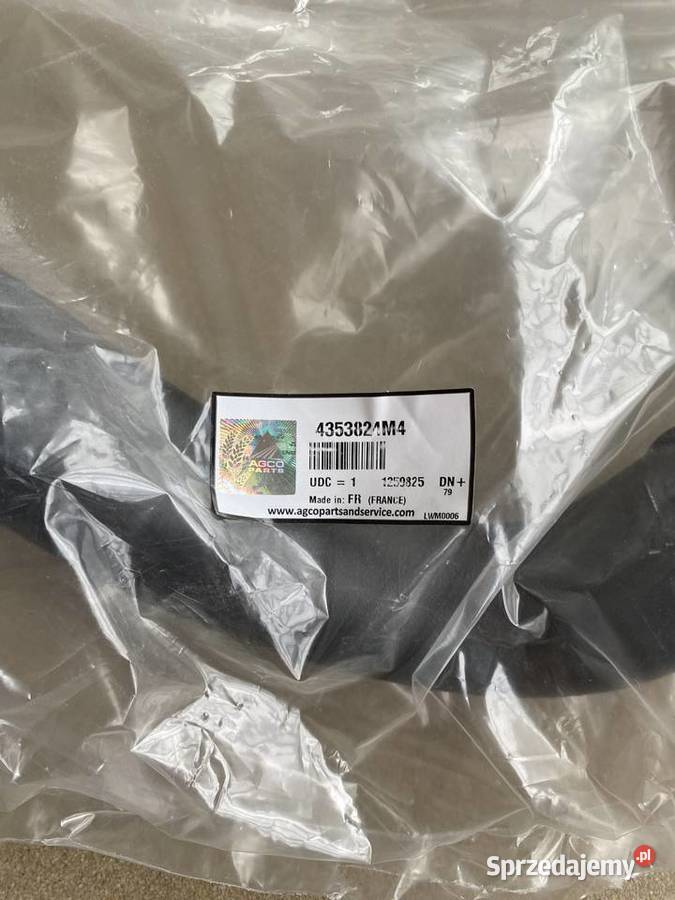 Rura układu chłodzenia silnika Massey Ferguson Białystok