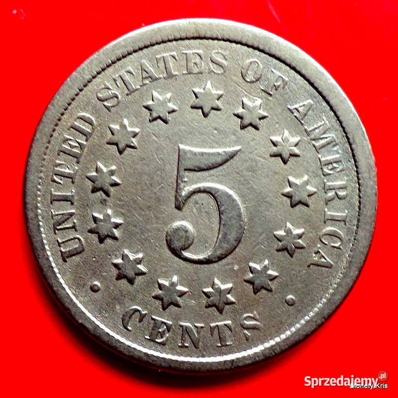 5 Centów 1913 r F USA Indianin Bizon Liberty Wrocław sprzedam