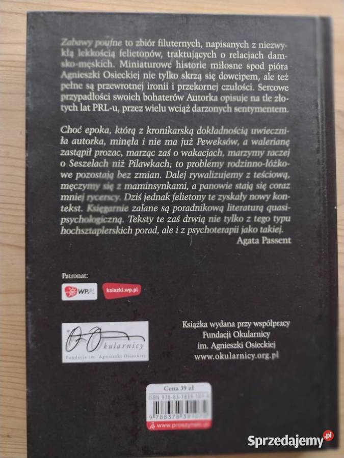 Agnieszka Osiecka Zabawy poufne mazowieckie Warszawa