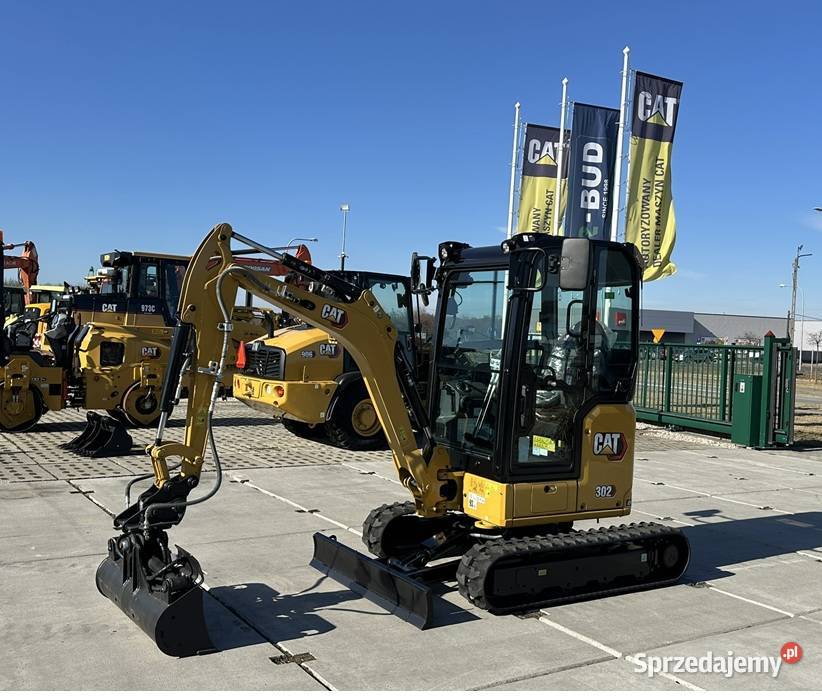 FABRYCZNIE NOWA MINIKOPARKA CATERPILLAR 302 CR Tuliszków