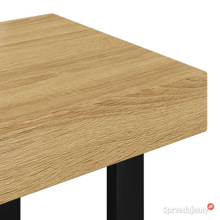 Stolik kawowy jasnobrązowoczarny 90x45x40 MDF i Dom i Ogród Warszawa sprzedam