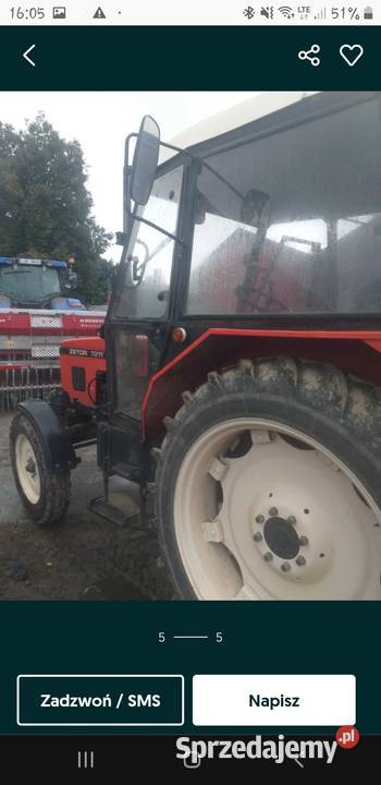 Ciągnik zetor 7211 sprzedam Boża Wola sprzedam