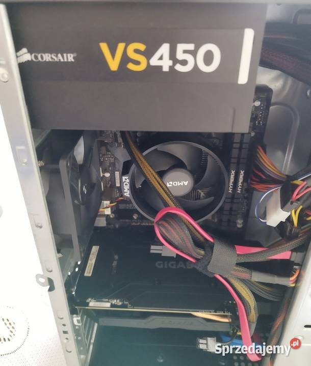 komputer PC RYZEN 5 1600 Pamięć RAM 16 Mstów sprzedam
