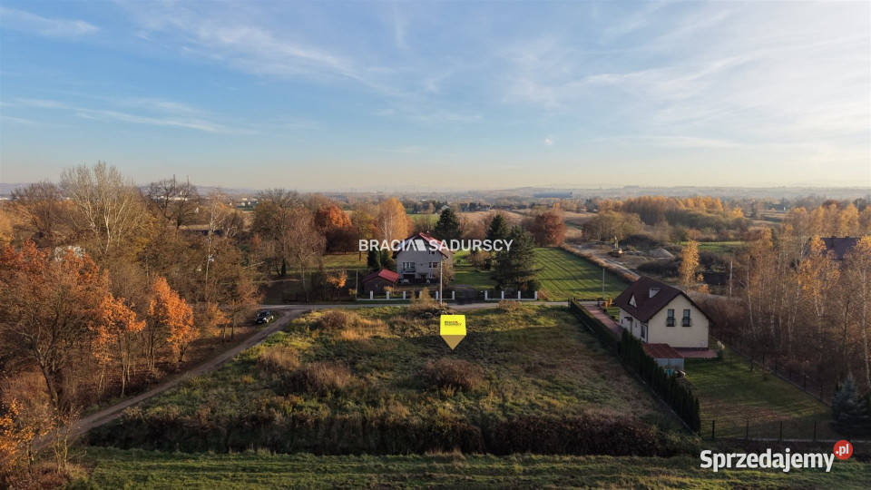 Działka 1572m2 Jeziorzany 235zł/m2 Sprzedaż małopolskie sprzedam