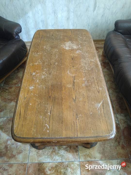 Komplet mebli skóra 311Ława do renowacji Łódź