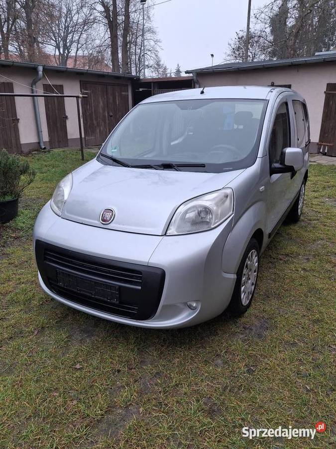 Fiat Qubo 2012 13 diesel srebrny wielkopolskie Poznań