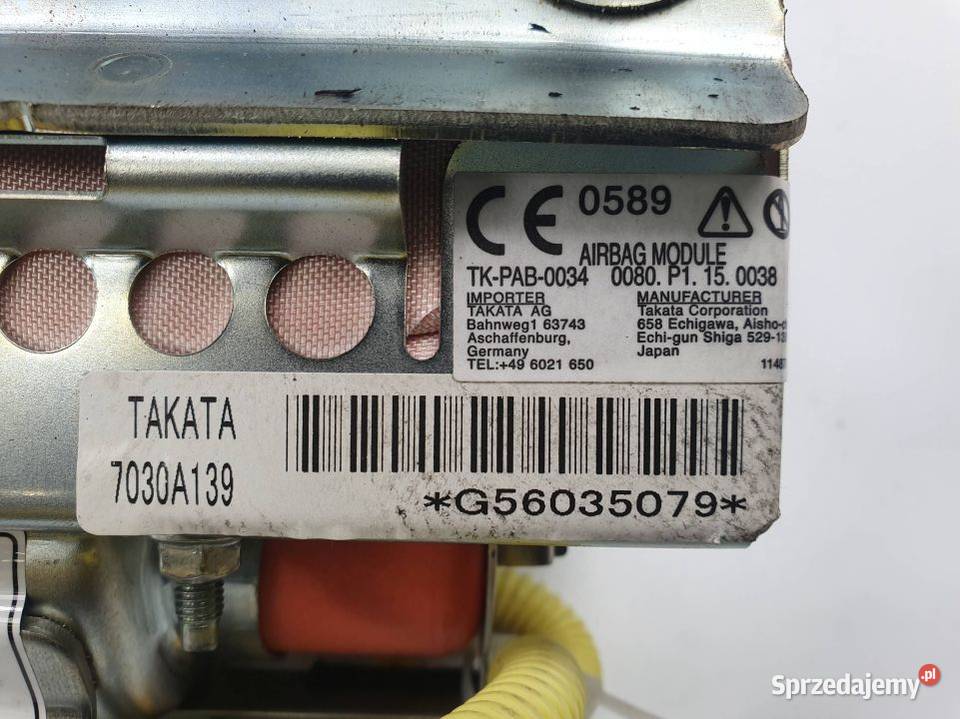 PODUSZKA AIRBAG MITSHUBISHI PAJERO IV V90 Lipno