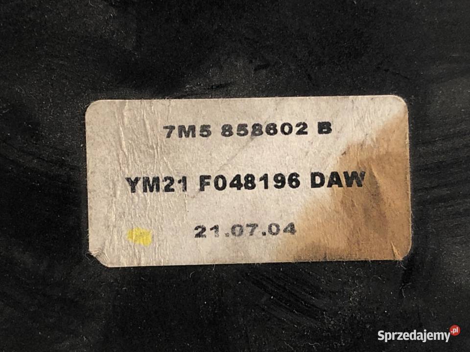 UCHWYT NA NAPOJE FORD GALAXY MK1 7M5858602B 9506