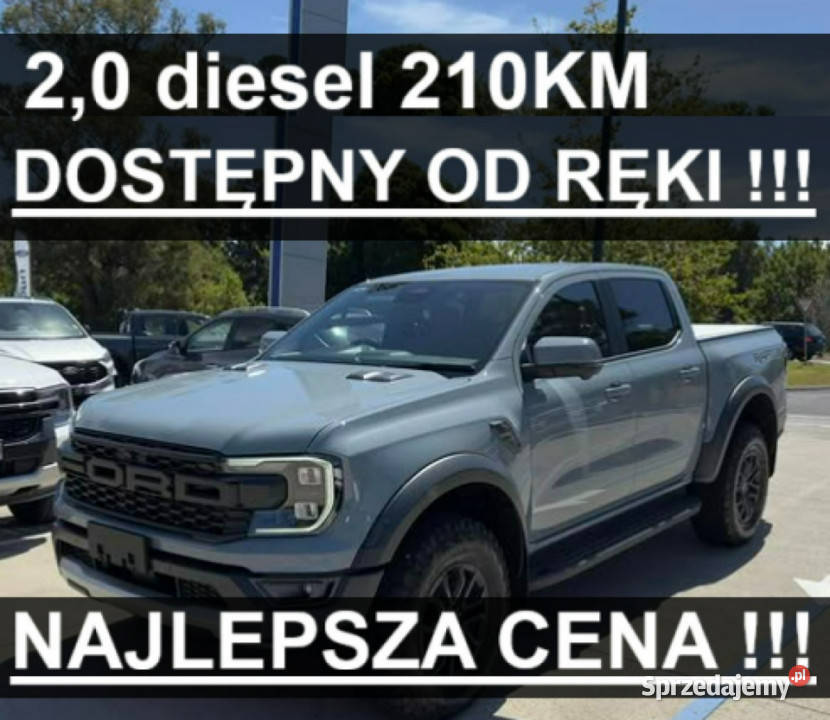 Ford Ranger Raptor Raptor 20 diesel 210 Roleta pełny VAT Szczecinek