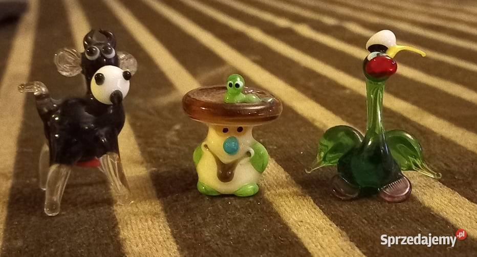 Super kolekcja figurek szklanych cd Warszawa