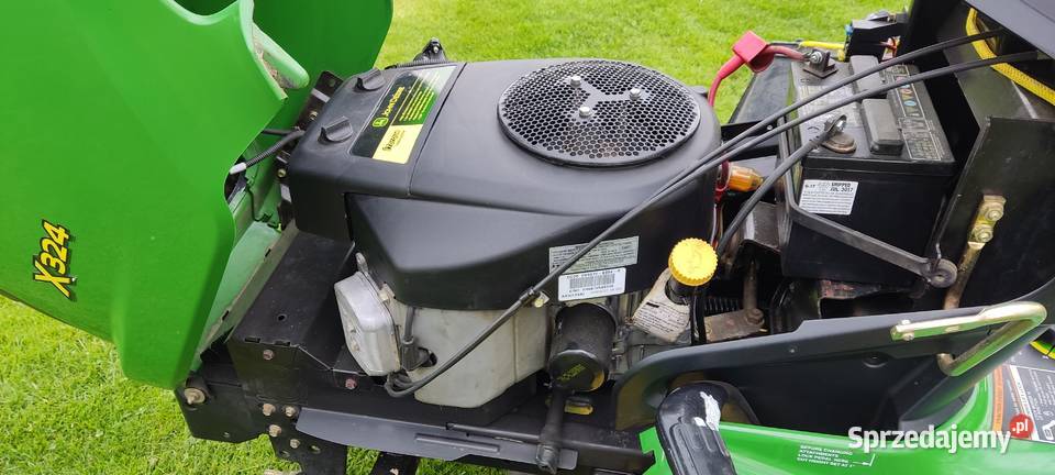 Traktorek kosiarka John Deere X324 23HP SKRĘTNA Narzędzia ogrodnicze Będziemyśl