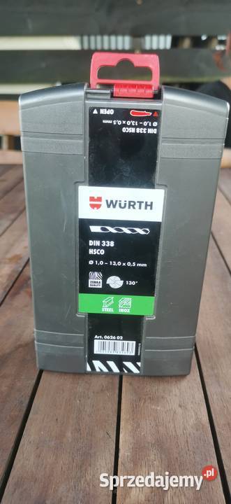 Wiertła wurth zestaw wierteł Produkcja Borki