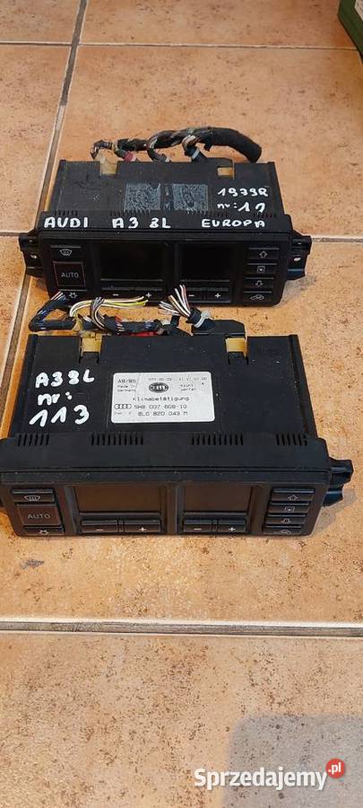 Panel klimatyzacji AUDI A3 8L 5HB00760810 zachodniopomorskie Szczecin