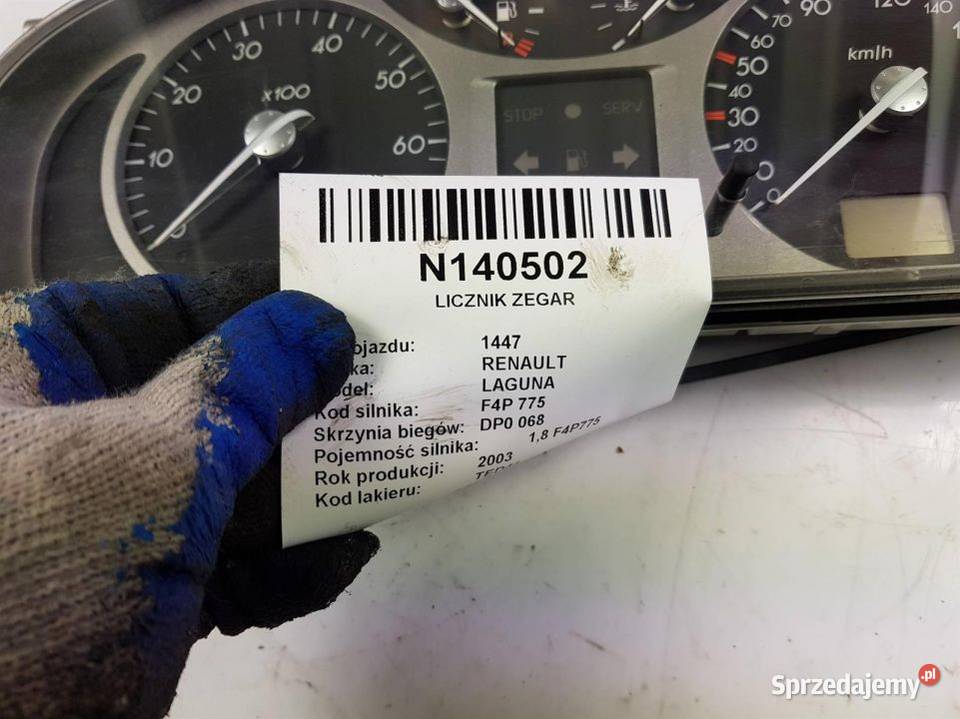 LICZNIK ZEGAR LAGUNA II 8200170303 osobowe kujawsko-pomorskie Lipno