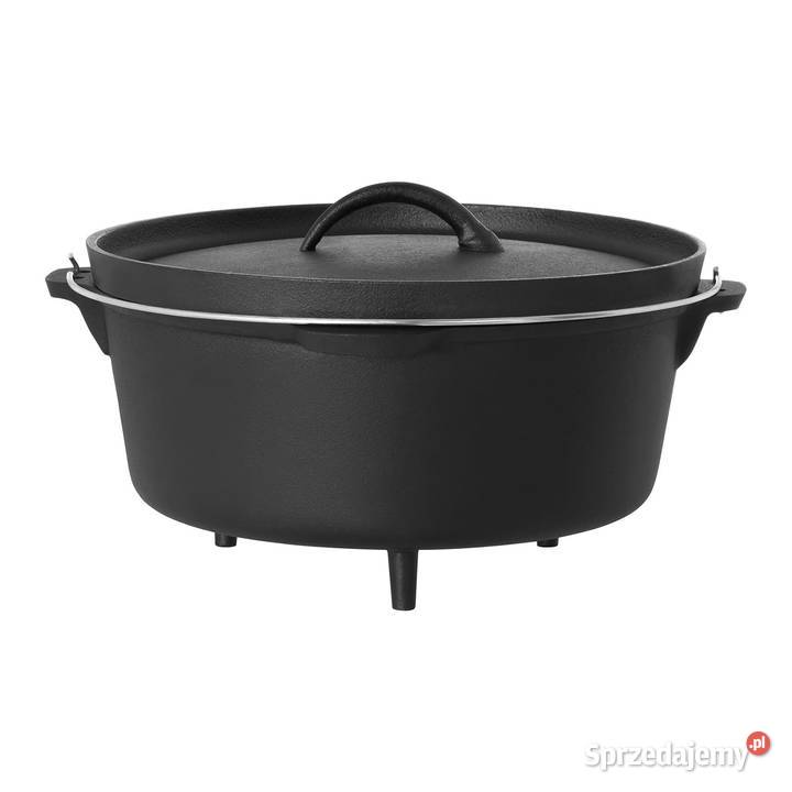 Kociołek żeliwny garnek myśliwski 1075l śląskie