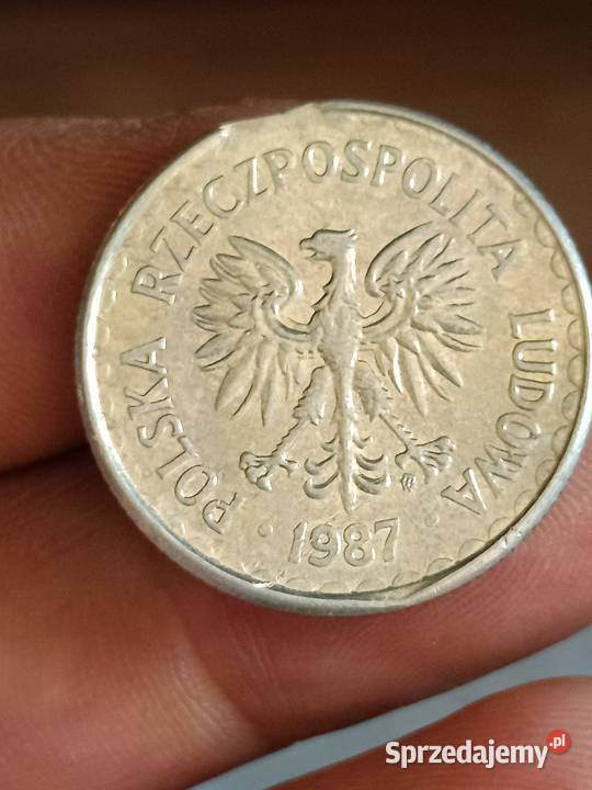 Sprzedam monete 1 zloty 1987 odkroj blachy gggg lubelskie