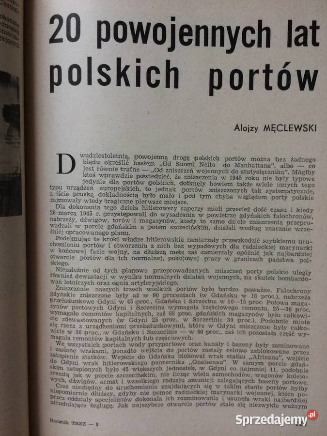 3032 Dwudziestolecie Powrotu Rocznik Ziem Zach zachodniopomorskie Szczecin