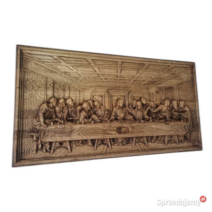 Klasyczny Motyw w Drewnie Obraz Ostatnia Malechowo