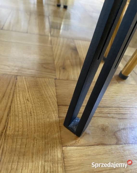 Czarne Nogi metalowe Stelaż Stoki kawowy 45 Bochnia