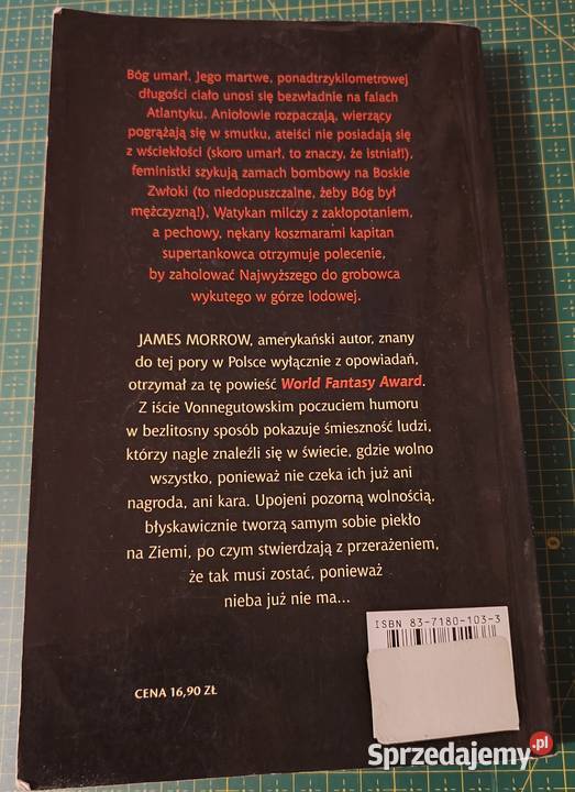 Pióro Archanioła James Morrow Proza i poezja Kraków sprzedam