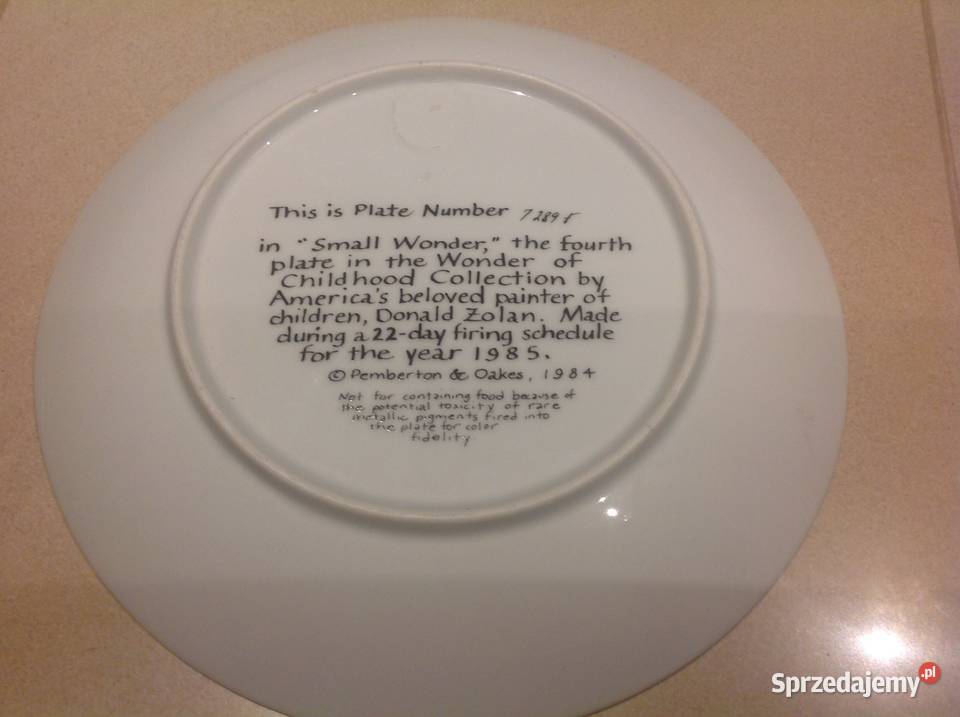 Talerz Dekoracyjny Porcelana Dekoracje i ozdoby lubuskie Nowa Sól