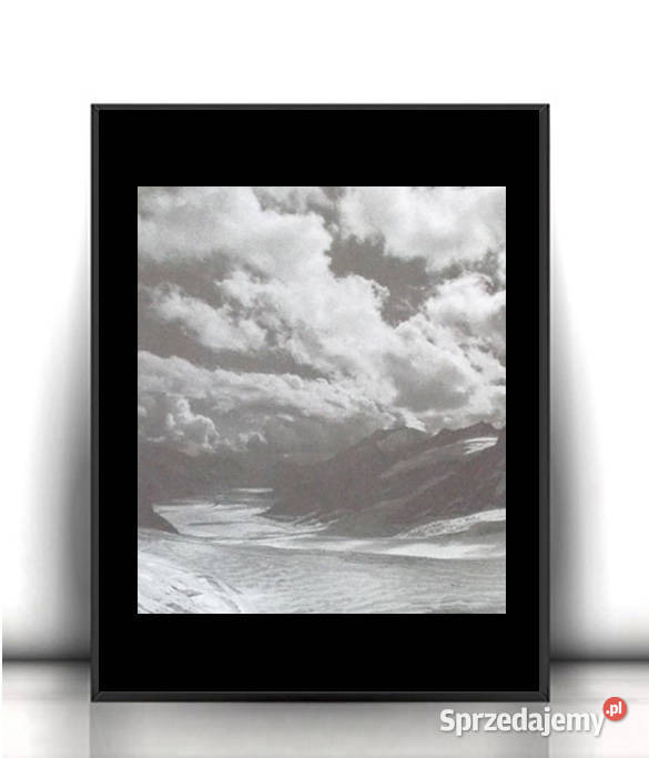 biało czarny pejzaż A4 czarno biały plakat 21x30 sprzedam