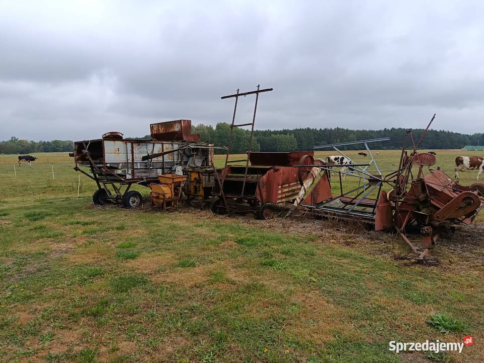 Zabytkowe maszyny i urządzenia rolne uszkodzony Grabów nad Pilicą