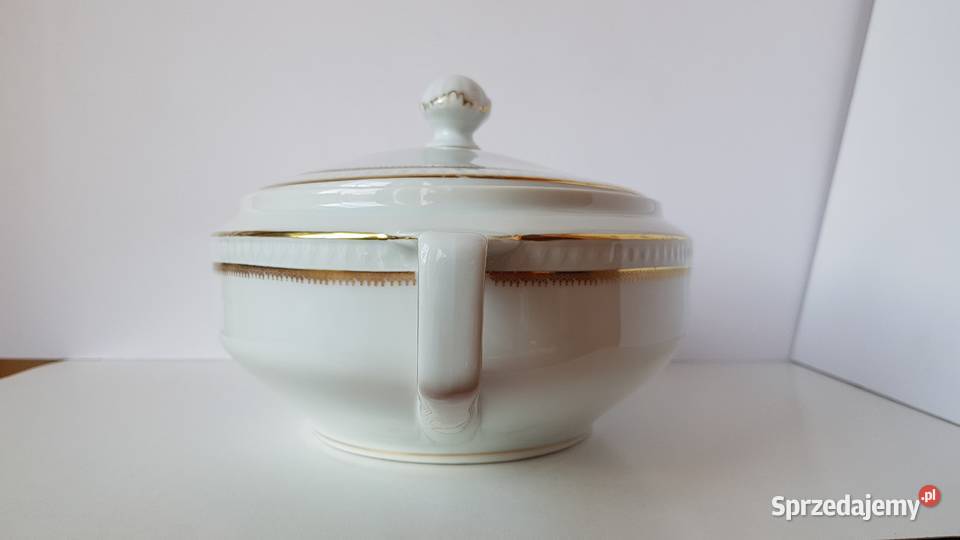 Stara duża porcelanowa waza Ohme Silesia Dąbrowa Górnicza
