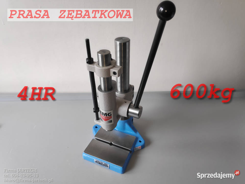 Prasa ręczna zębatkowa 4HR 600 EMG Radomsko