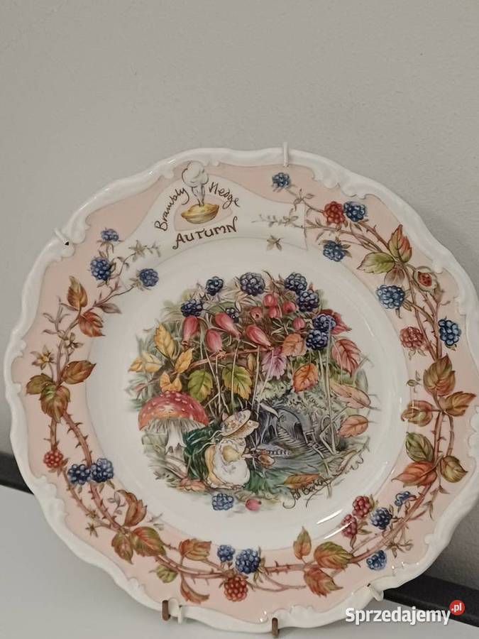 vintage talerze dekoracyjne