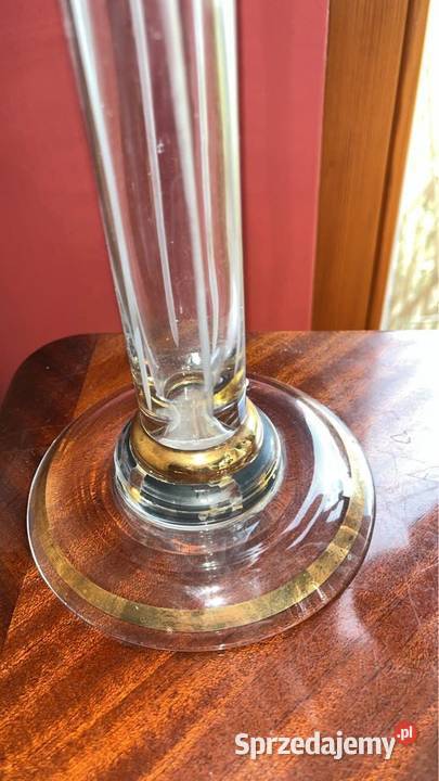 Świecznik Wysoki szkło