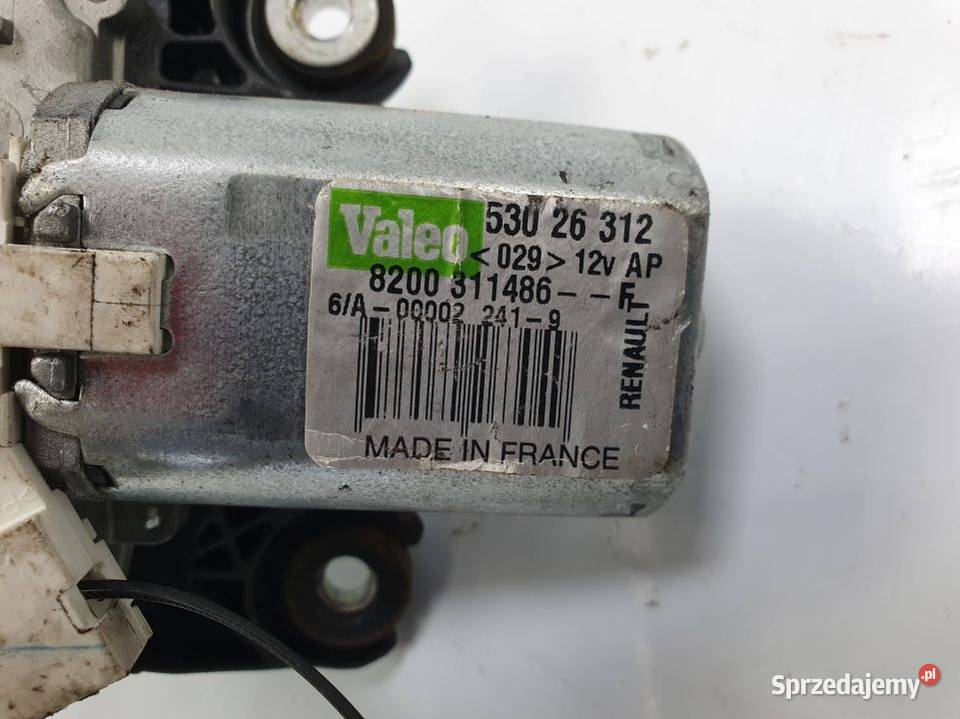 MECHANIZM WYCIERACZEK TYŁ RENAULT CLIO III Pozostałe kujawsko-pomorskie Lipno