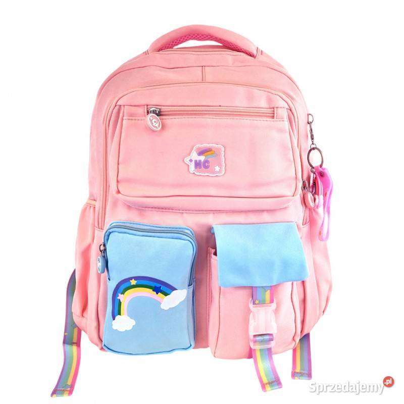 Plecak szkolny Rainbow Sweet wodoodporny z Artykuły szkolne śląskie Racibórz sprzedam