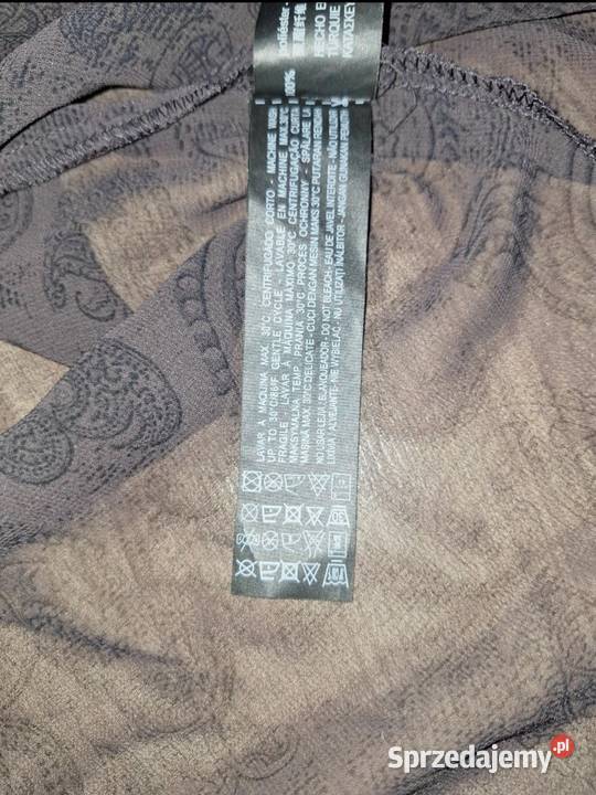 Bluzka koszulowa ZARA premium brązowy/beżowy Konin