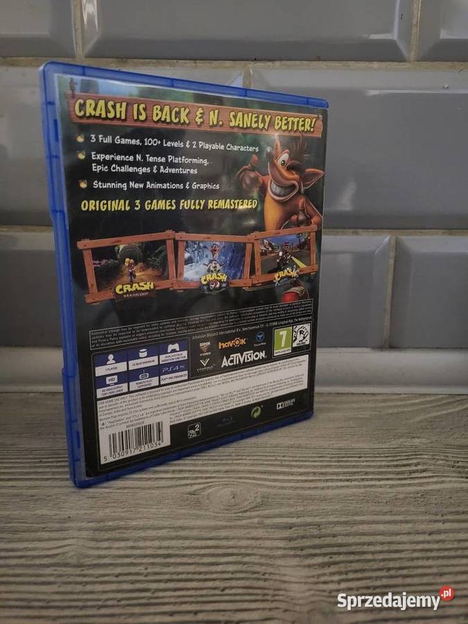 Crash Bandicoot trilogy 4 Kraków sprzedam