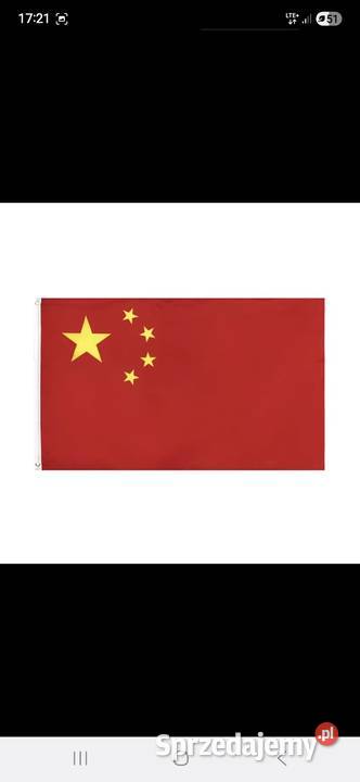 Flaga Chin 90x150 Łódź