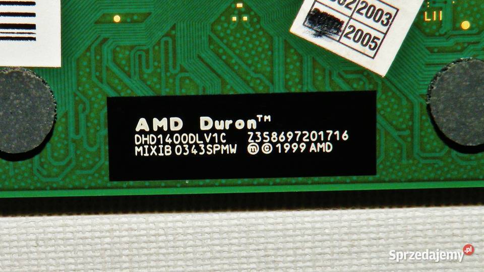 Procesor AMD Duron DHD1400DLV1C 14 GHz Socket Bydgoszcz
