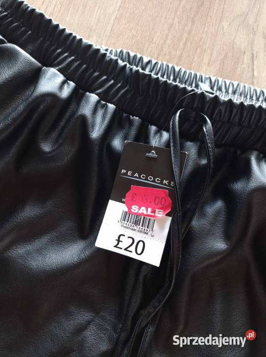 Czarne spodnie marki Peacocks podlaskie Hajnówka sprzedam
