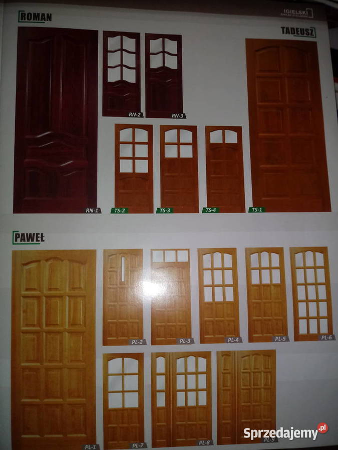 Drzwi drewniane sosnowe Schody drewniane Kartuzy