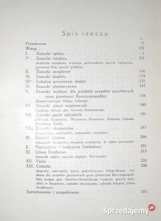 R Łaszkiewicz Polskie znaki pocztowe 1935 r Warszawa