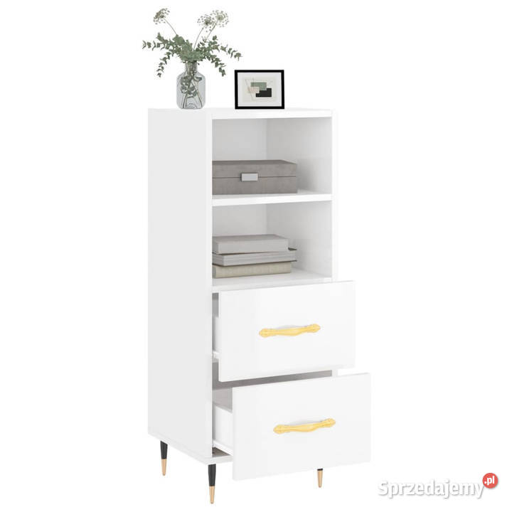 Szafka biała połysk 345x34x90 materiał Warszawa