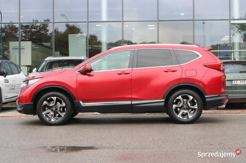 Honda CRV 2018r serwis ASO Carplay Kamera Skóra Kraków