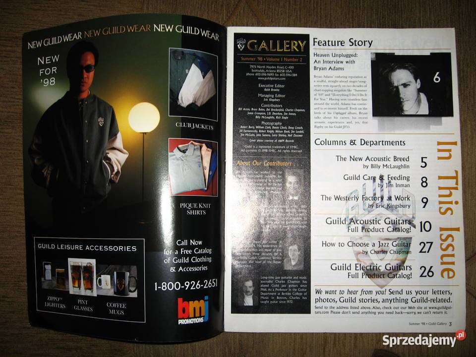 Guild Gallery Guitarists Magazine Vol 1 No 2 pomorskie Kępice