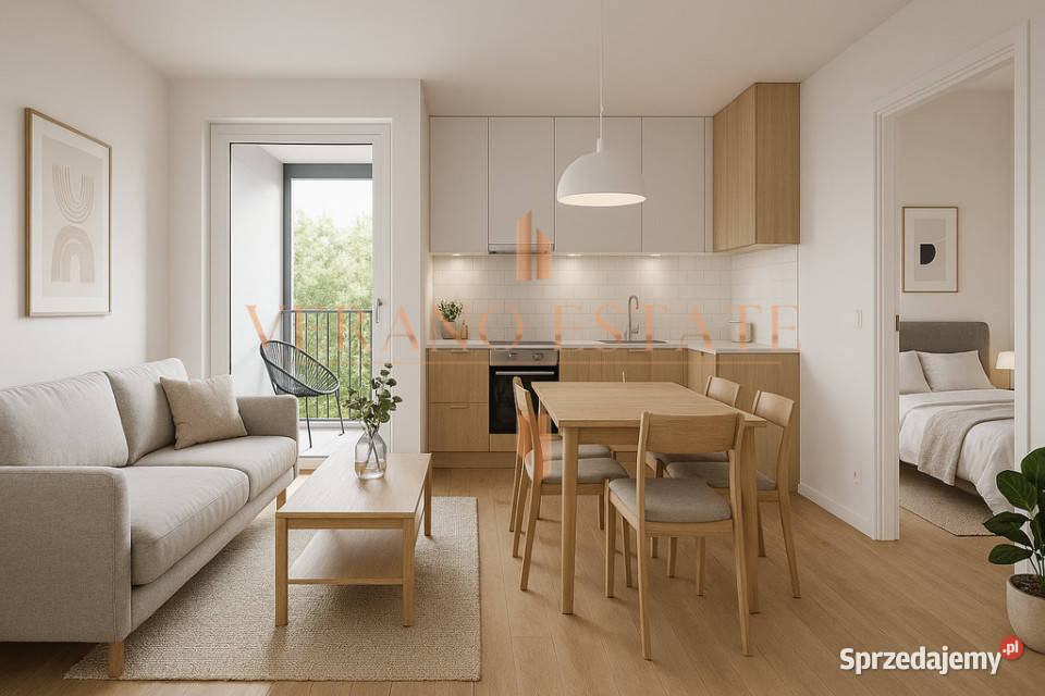 Ostatnie 2 pokojowe mieszkanie z balkonem 34.3m2