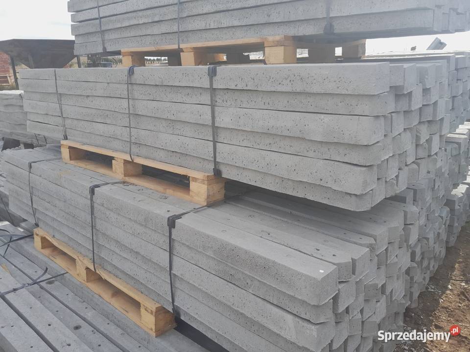 Słupek betonowy ogrodzeniowy do siatki i Gołdap