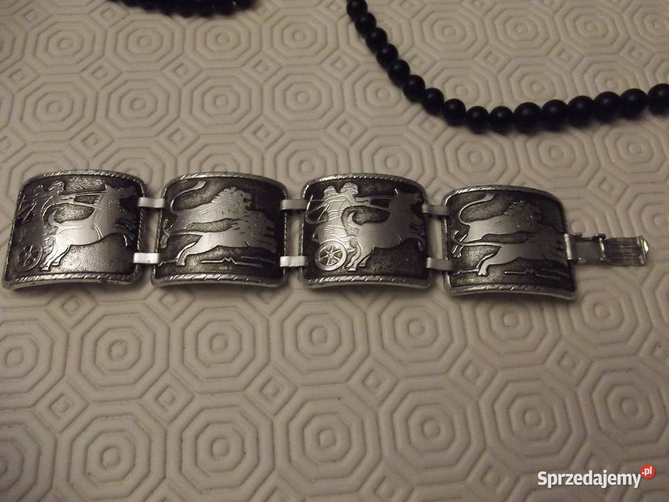 Sztuczna biżuteria 5 rzeczy 2 bransoletki śląskie