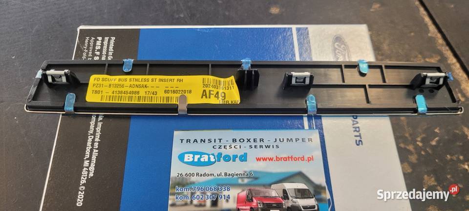 LISTWA FORD CUSTOM 2725657 PZ31B13256ADNSAK mazowieckie Radom
