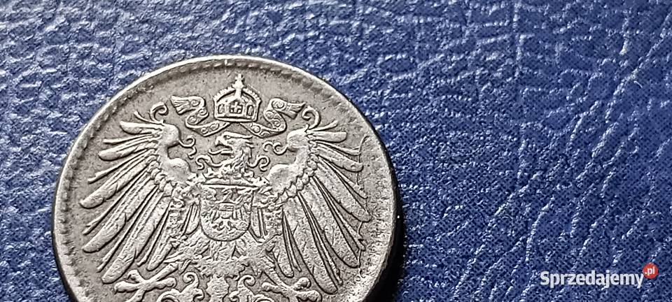 Stare monety 5 fenig 1921 Niemcy destrukt podkarpackie