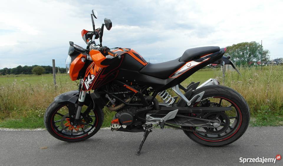 KTM Duke 125 wydech Gianelli na kat B benzyna Wrocław