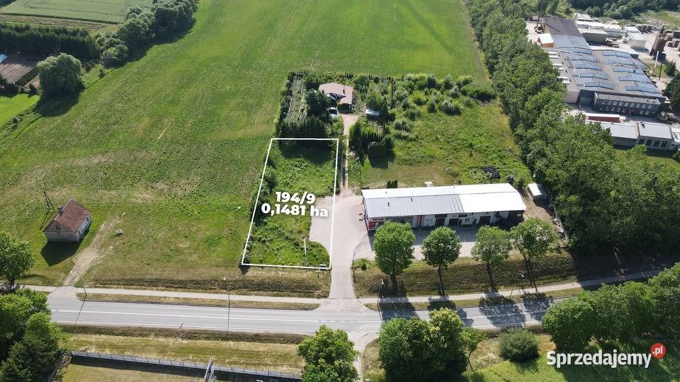 Działka inwestycyjna w Bartoszycach DK 51 Bartoszyce